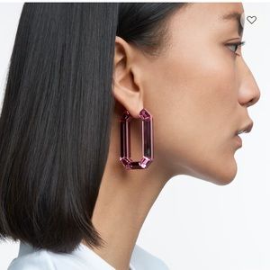 Swarovski Lucent hoop earrings